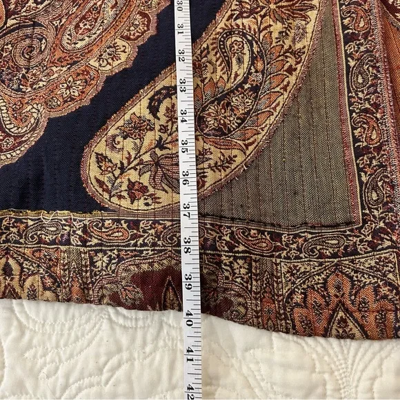 Mirasol Full Length Duster Beautiful Multicolor Jacket Sz: L - Picture 6 of 10